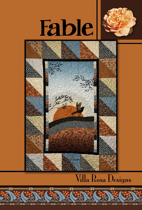 Fable Quilt Pattern Card by Villa Rosa Designs finished size 40in x 56in