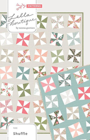 Shuffle Printed Quilt Pattern by Lella Boutique LB133 Vanessa Goertzen, Final Size: 66"x77"