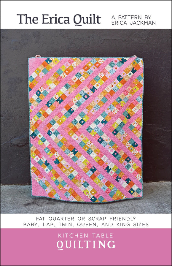 The Erica Quilt KTQ174 by Kitchen Table Quilting (baby, lap, twin, queen and king sizes)