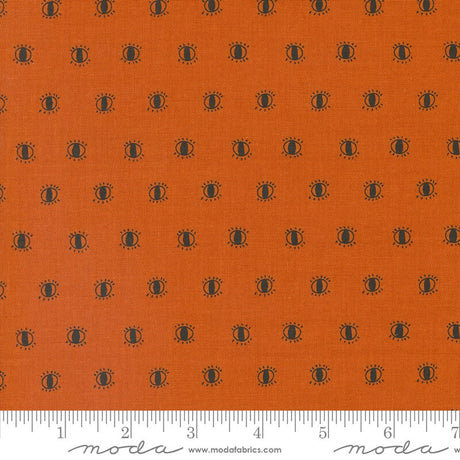 Noir Watching Eyes Pumpkin Yardage 11546-14 by Alli K Design Sold in 1/2 yard increments