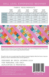 The Erica Quilt KTQ174 by Kitchen Table Quilting (baby, lap, twin, queen and king sizes)