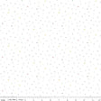 Riley Blake Dapple Dot on White Rainbow by RBD Designers C645-Rainbow Sold in 1/2 Yard increments