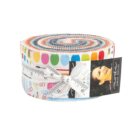 Back to School Jelly Roll Prints 20790JR by Stacy Iest Hsu for Moda Fabrics