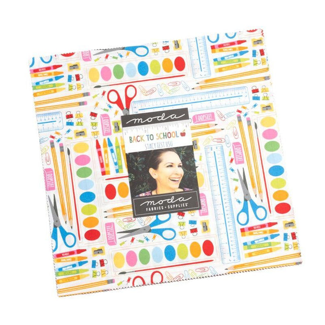 Back to School Layer Cake 20790LC by Stacy Iest Hsu for Moda Fabrics