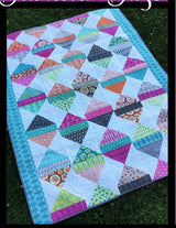 Diamond Daze Quilt Pattern From Villa Rosa Designs and Orphan Designs - size 54" x 66"