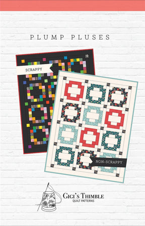 Plump Pluses Quilt Pattern GGT0753 - 4 Sizes by Gigi's Thimble