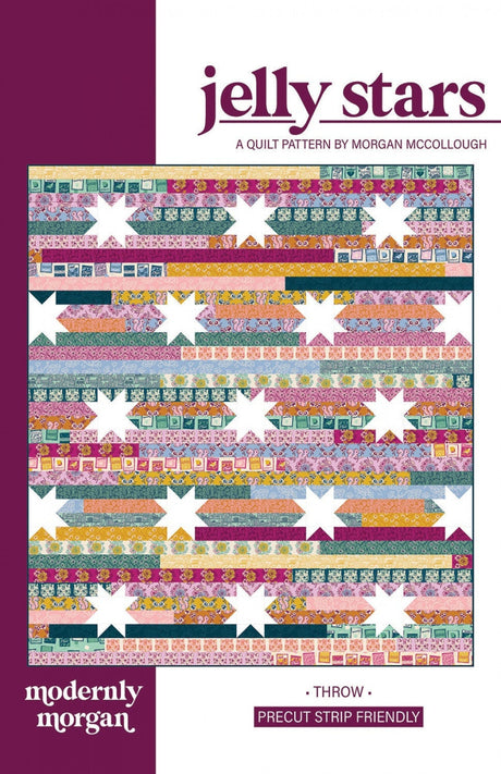 Jelly Stars MM-026 PAPER Quilt Pattern for Modernly Morgan 64 x 72