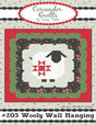 Wooly Wall Hanging quilt pattern by Coriander Quilts CQ205 Quilt Size: 40" x 40"