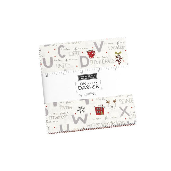 On Dasher Charm Pack 55660PP by Sweetwater for Moda Fabrics