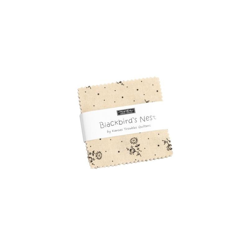 Blackbird's Nest Mini Charm Pack 9750MC by Kansas Troubles Quilters for Moda Fabrics bin 90
