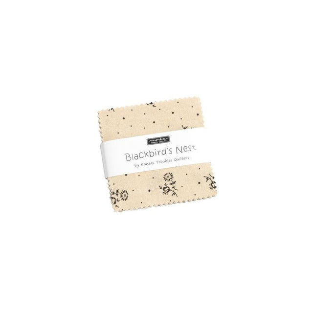 Blackbird's Nest Mini Charm Pack 9750MC by Kansas Troubles Quilters for Moda Fabrics bin 90