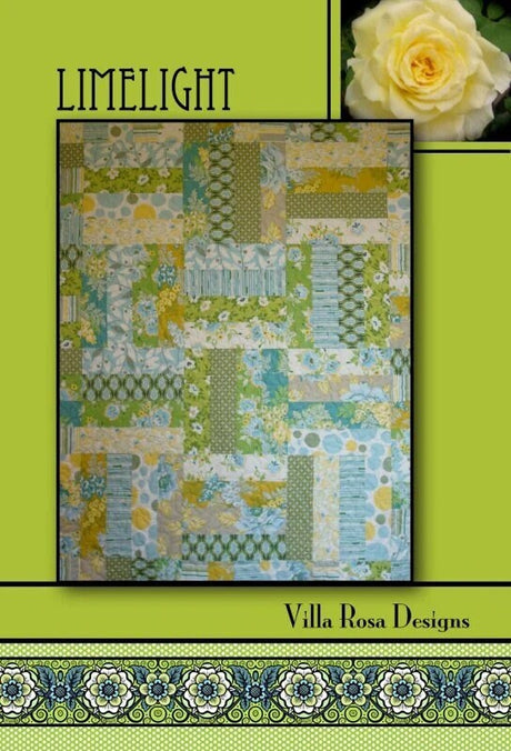 Limelight Printed Quilt Pattern Villa Rosa Designs Size 53" x 68"