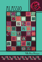 ALASSIO Quilt Pattern by Villa Rosa Designs Pattern is Fat Quarter friendly final size is 54"x72"