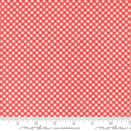 Jelly & Jam Gingham Strawberry Yardage 20495-12 by Fig Tree and Co. for Moda Fabrics Sold in 1/2 Yard Increments