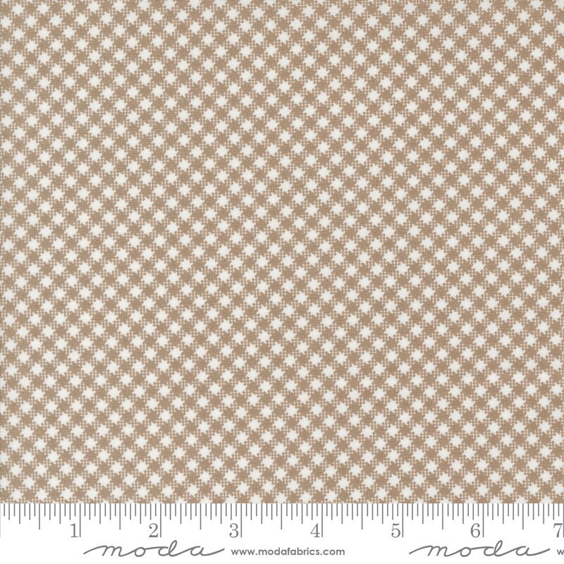 Jelly & Jam Gingham Twine Yardage 20495-20 by Fig Tree and Co. for Moda Fabrics Sold in 1/2 Yard Increments