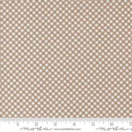 Jelly & Jam Gingham Twine Yardage 20495-20 by Fig Tree and Co. for Moda Fabrics Sold in 1/2 Yard Increments