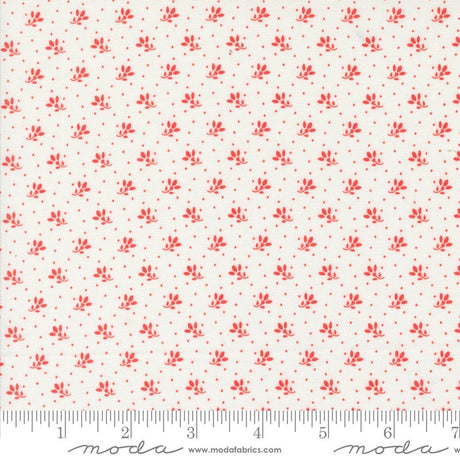 Jelly & Jam Ditsy Cotton Strawberry Yardage 20498-31 by Fig Tree and Co. for Moda Fabrics Sold in 1/2 Yard Increments