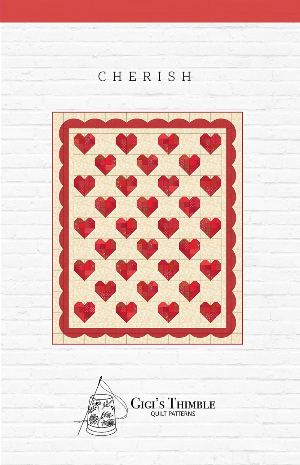 Cherish quilt pattern GGT0758 From Gigi's Thimble three sizes
