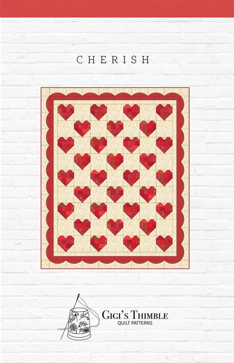 Cherish quilt pattern GGT0758 From Gigi's Thimble three sizes