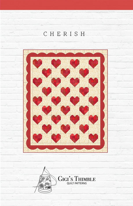 Cherish quilt pattern GGT0758 From Gigi's Thimble three sizes