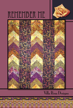 Remember Me Printed Quilt Pattern Villa Rosa Designs Size 60" x 72"
