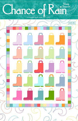 Chance of Rain Printed Quilt Pattern WS78 by Wendy Sheppard 50" x 60"