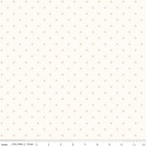 Bee Cross Stitch Pumpkin Yardage - C747-PUMPKIN by Lori Holt of A Bee in My Bonnet for Riley Blake Designs sold in 1/2 yard increments