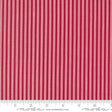 a red and white striped fabric