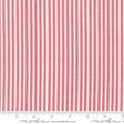 a red and white striped fabric