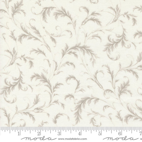 a white fabric with a floral design on it