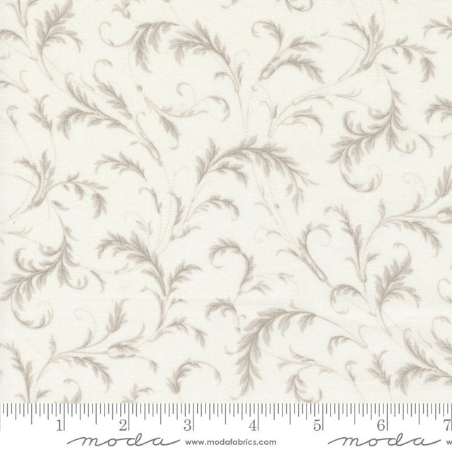 a white fabric with a floral design on it
