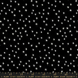 a black background with white stars on it