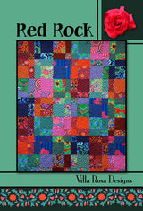 Red Rock Quilt Pattern - Printed Pattern Only - From Villa Rosa Designs 54 in x 63 in Using 10" Squares