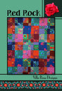 Red Rock Quilt Pattern - Printed Pattern Only - From Villa Rosa Designs 54 in x 63 in Using 10" Squares