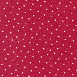 a red background with white stars on it