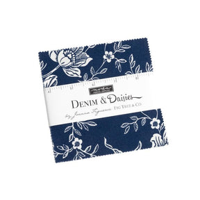 Denim and Daises Mini Charm Pack 35380MC By Fig Tree and Co for Moda Fabrics bin 72