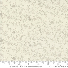 a ruler with a flower pattern on it