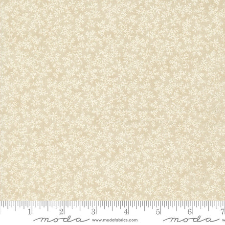 a ruler with a white flower pattern on it