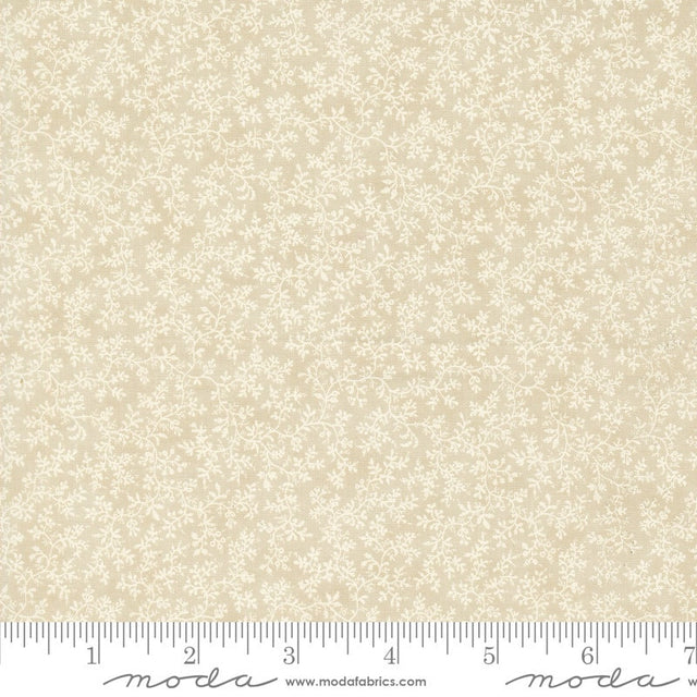 a ruler with a white flower pattern on it