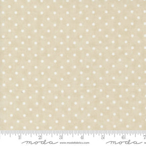 a ruler with a white polka dot pattern on it