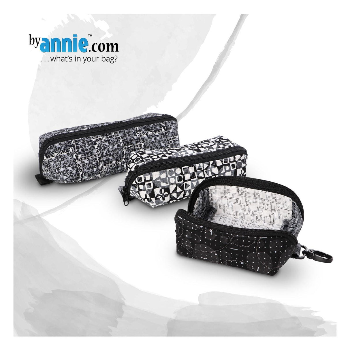 Drop Zone Pouches Pattern Paper Only PBA307 Pattern by Annie