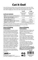 Cut it Out Multi Sized Scissors Cases Pattern Paper Only PBA308 Pattern by Annie