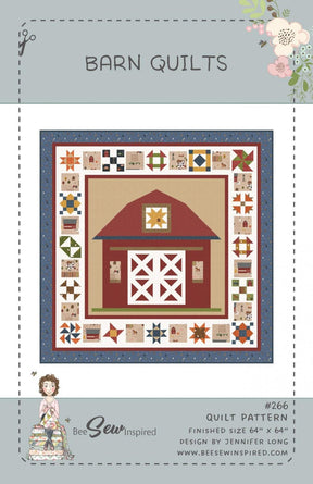 Barn Quilts Pattern # BS1266 From Sew A Story / Bee Sew Inspired By Jennifer Long - 64” x 64” lap size