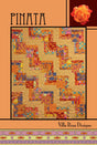 Pinata Quilt Pattern Card by Villa Rosa Designs finished size 50" x 60"