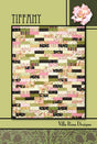 Tiffany Quilt Pattern Card by Villa Rosa Designs finished size 48" x 60"