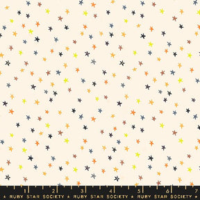 a white background with multicolored stars on it