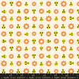 a pattern of skulls and flowers on a white background