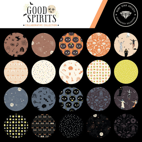 a collection of different patterns on a black background