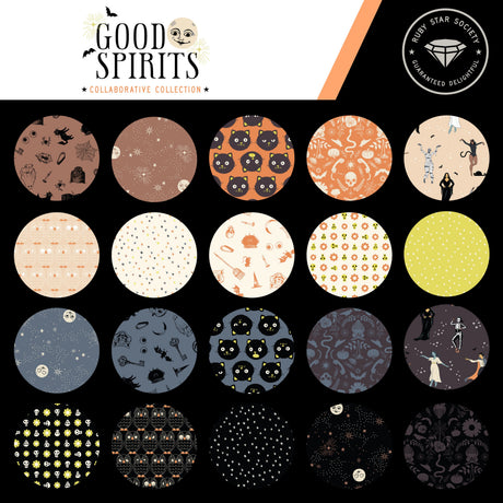 a collection of different patterns on a black background