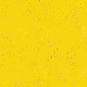 a yellow background with lots of small dots